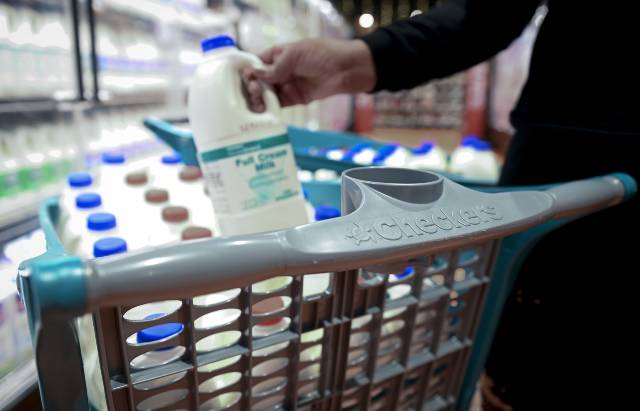 Checkers rolls out new trolleys made from hundreds of recycled milk bottles