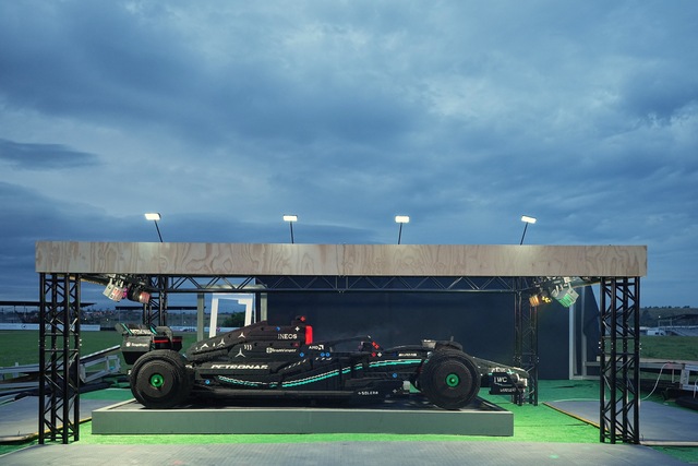 Life-size LEGO® Mercedes-AMG F1 car takes the fast lane on SA’s circuits