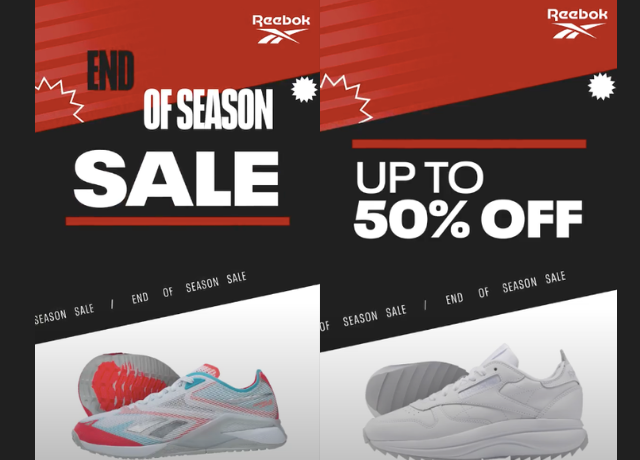 Reebok’s Epic End-of-Year Sale: Up to 50% Off