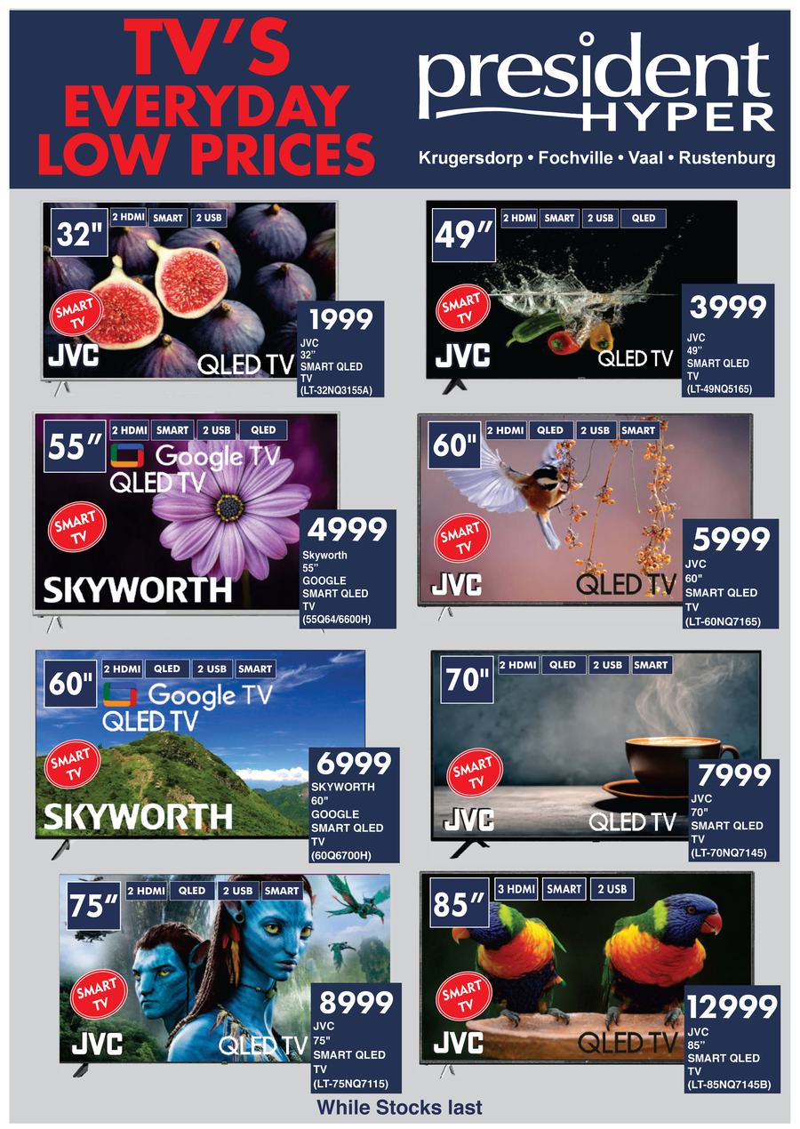 President Hyper : TV's Everyday Low Prices (02 July - )