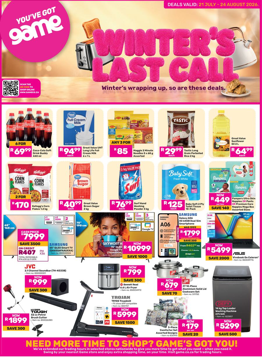 Game : Winter's Last Call (21 July - 24 August 2026)