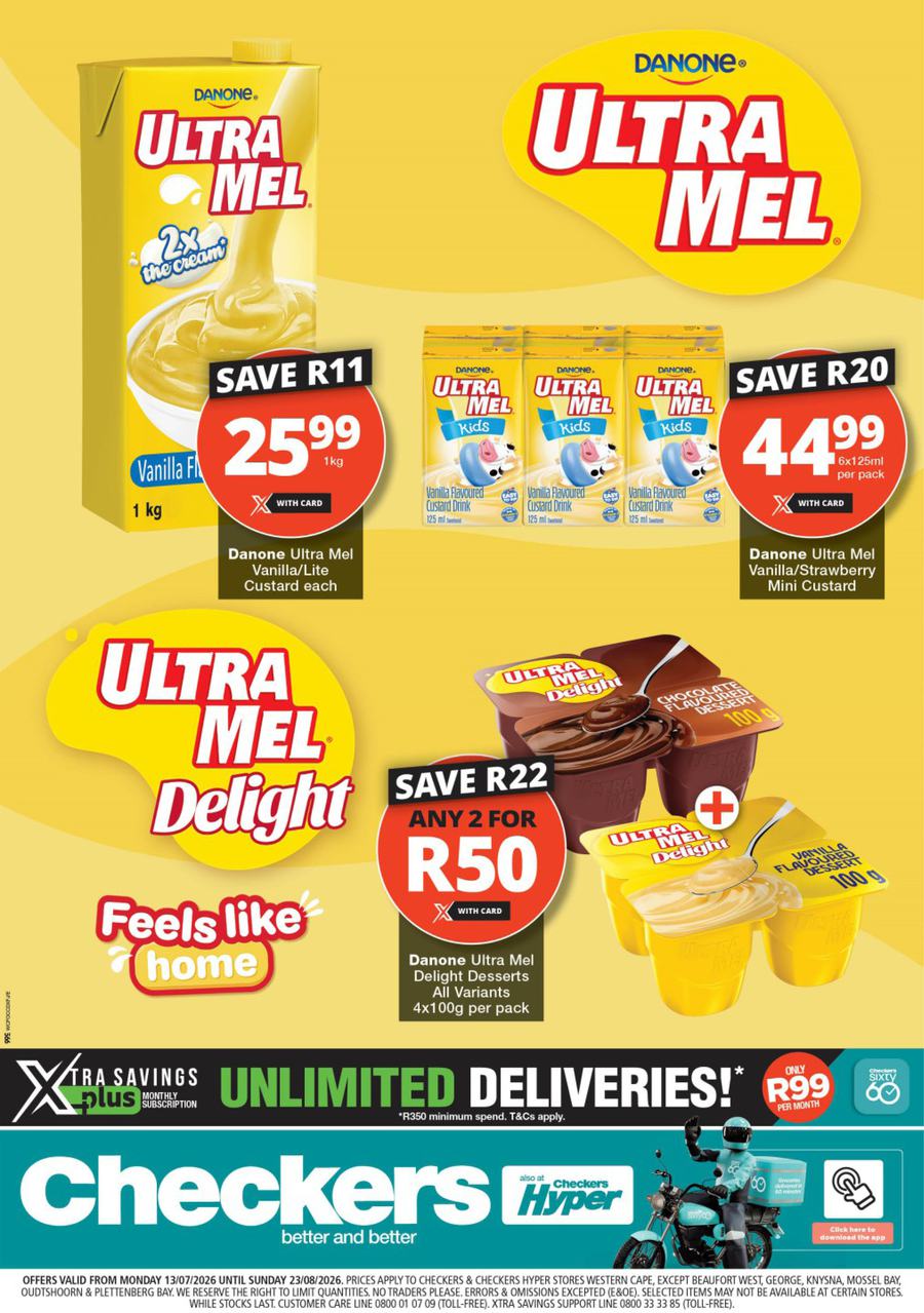 Checkers Western Cape : Ultra Mel (13 July - 23 August 2026)