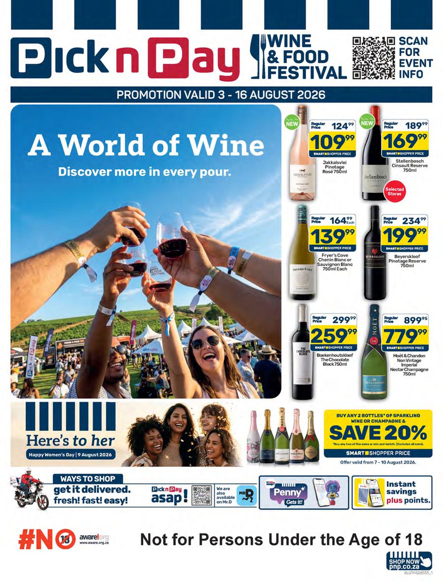 Pick n Pay : Discover More In Every Pour (03 August - 16 August 2026)