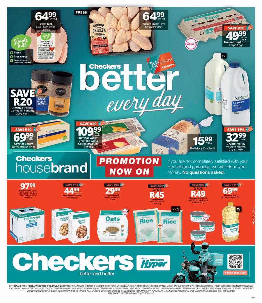 Checkers Western Cape : Better Every Day (11 August - 23 August 2026)