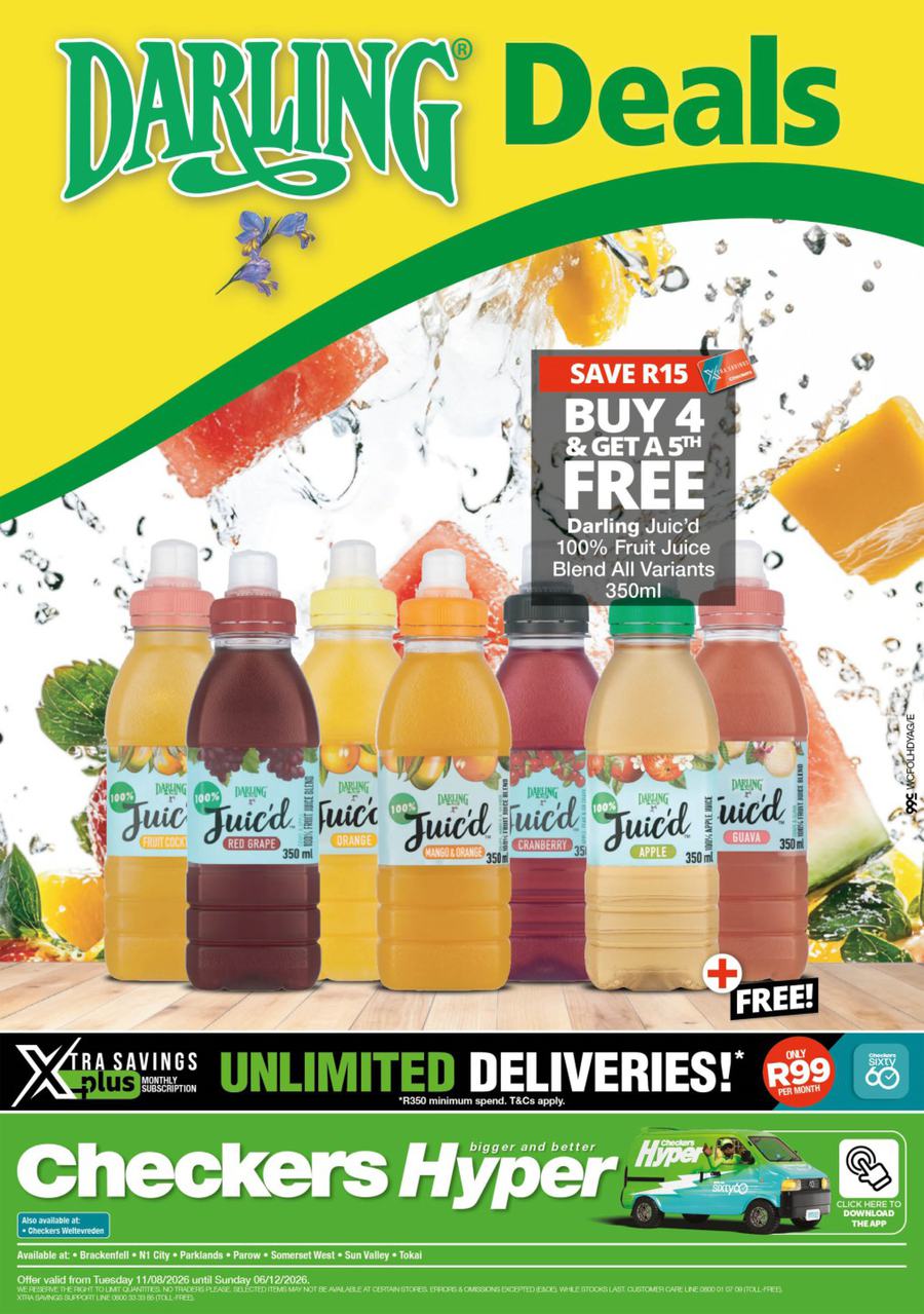 Checkers Western Cape : Darling Promotion (11 August - 06 December 2026)