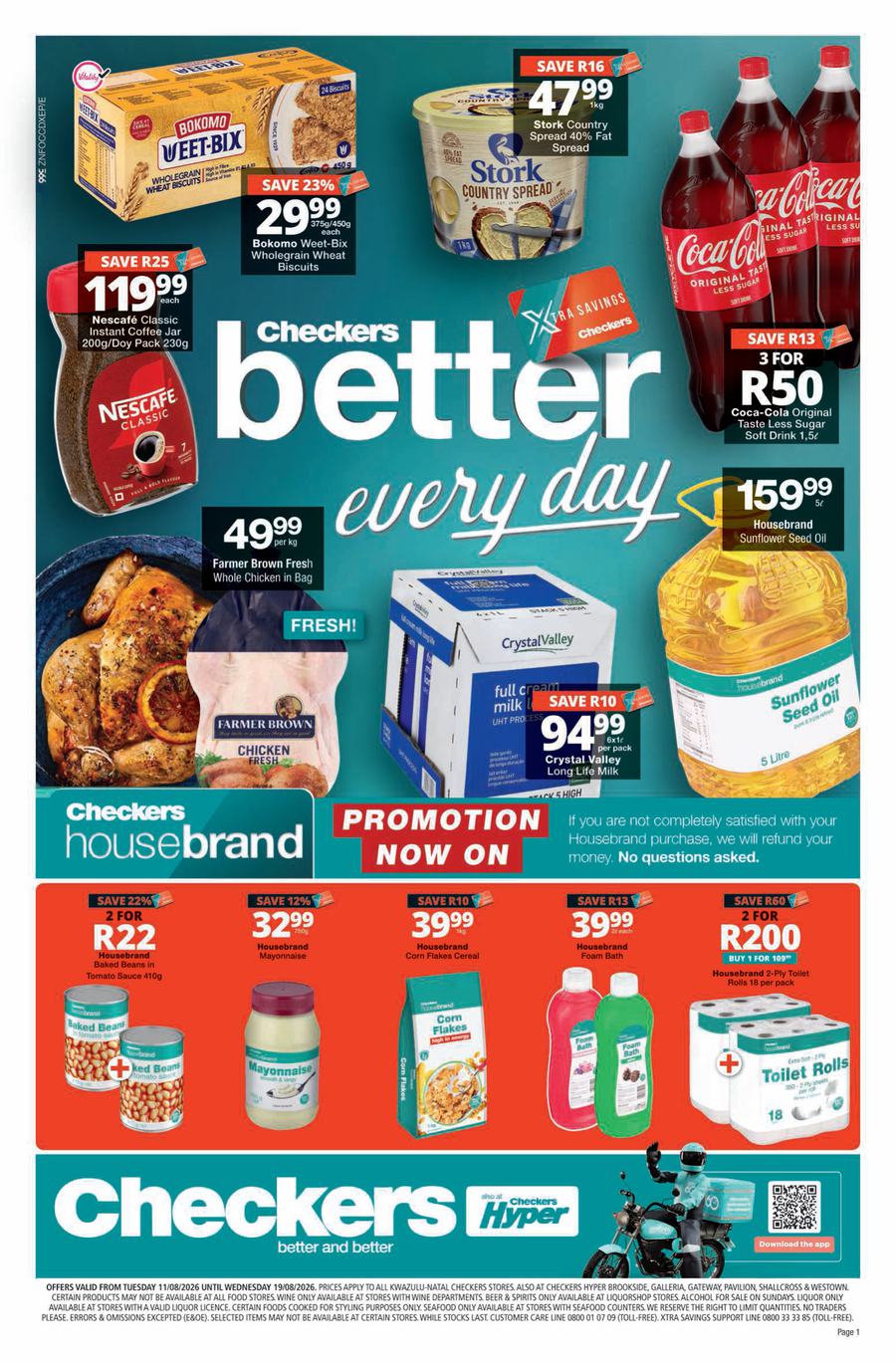 Checkers KwaZulu-Natal : Better Everyday (11 August - 19 August 2026)