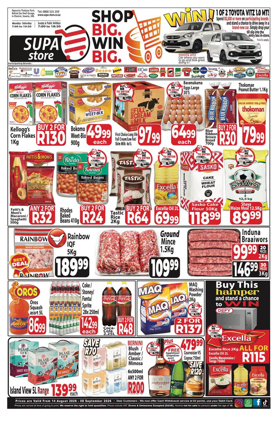 SUPA Store : Shop Big Win Big (14 August - 08 September 2026)
