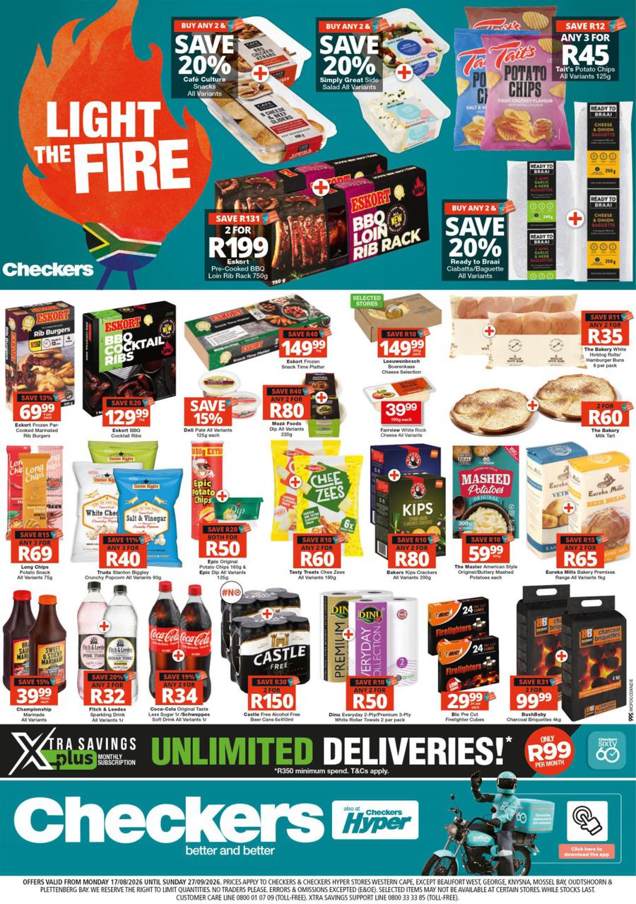 Checkers Western Cape : Light The Fire (17 August - 20 September 2026)