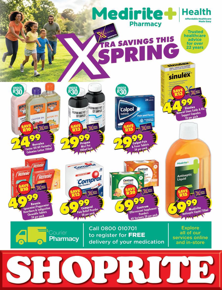 Shoprite : Medirite (20 August - 06 September 2026)