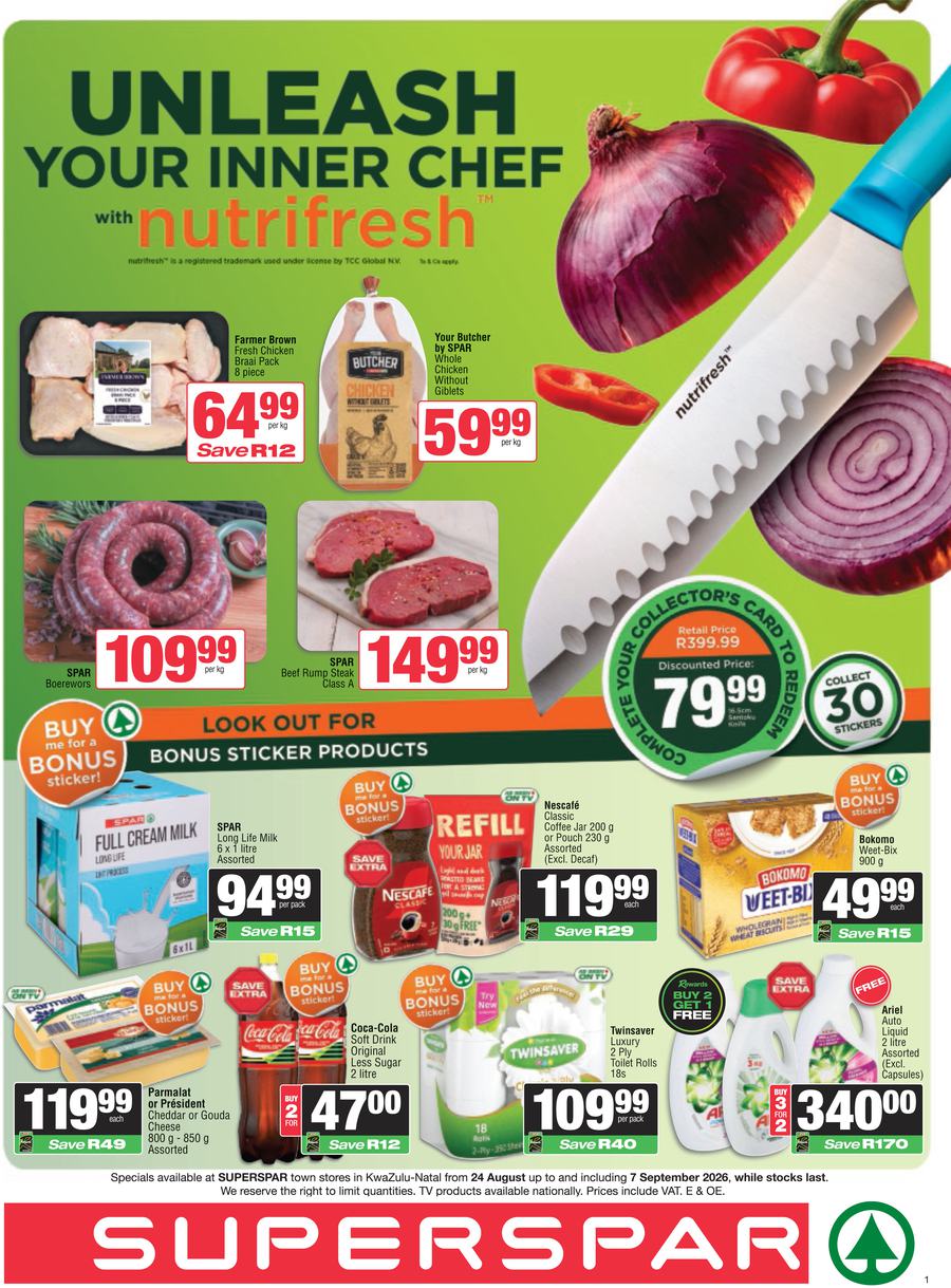 SUPERSPAR KwaZulu-Natal (Town) : Unleash Your Inner Chef (24 August - 07 September 2026)
