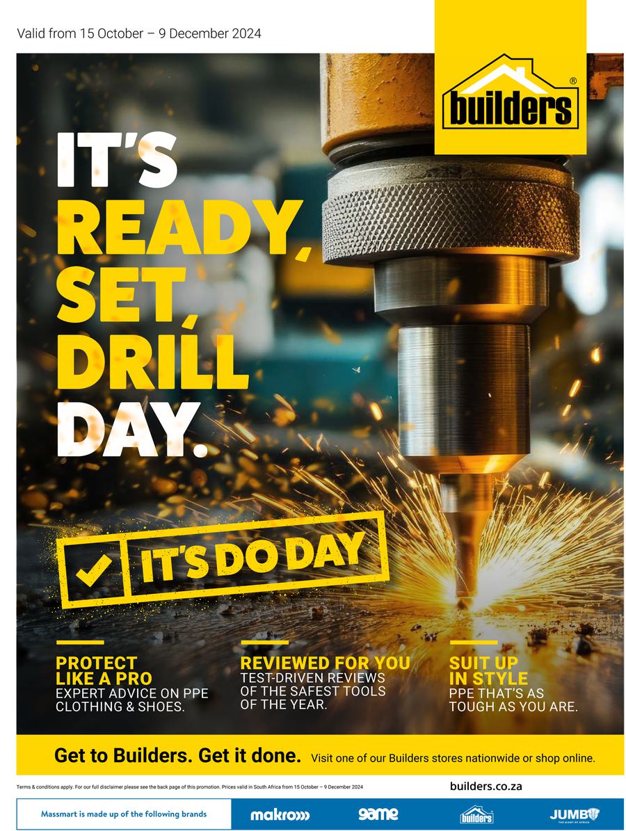 Builders : It's Ready, Set, Drill Day (15 October - 09 December 2024) - Page 1