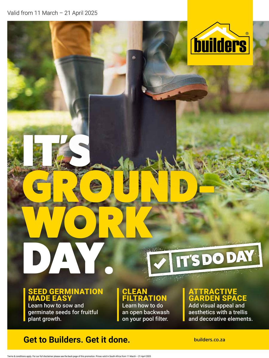 Builders : It's Ground-Work Day (11 March - 21 April 2025) - Page 1