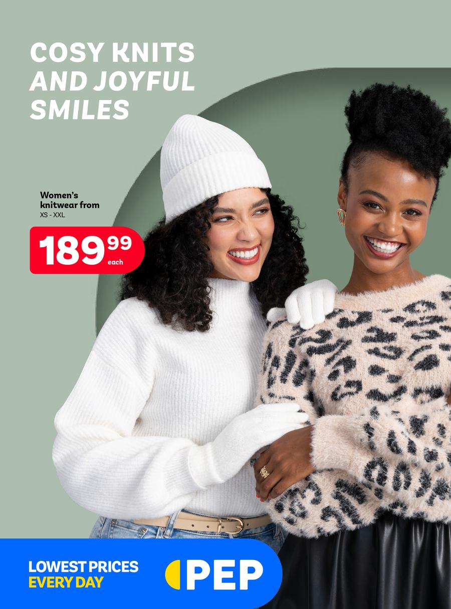 PEP : Cosy Knits And Joyful Smiles (26 March - 22 April 2025) - Page 1
