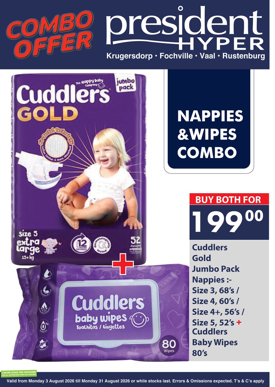 President Hyper : Combo Offer (02 August - 31 August 2026)