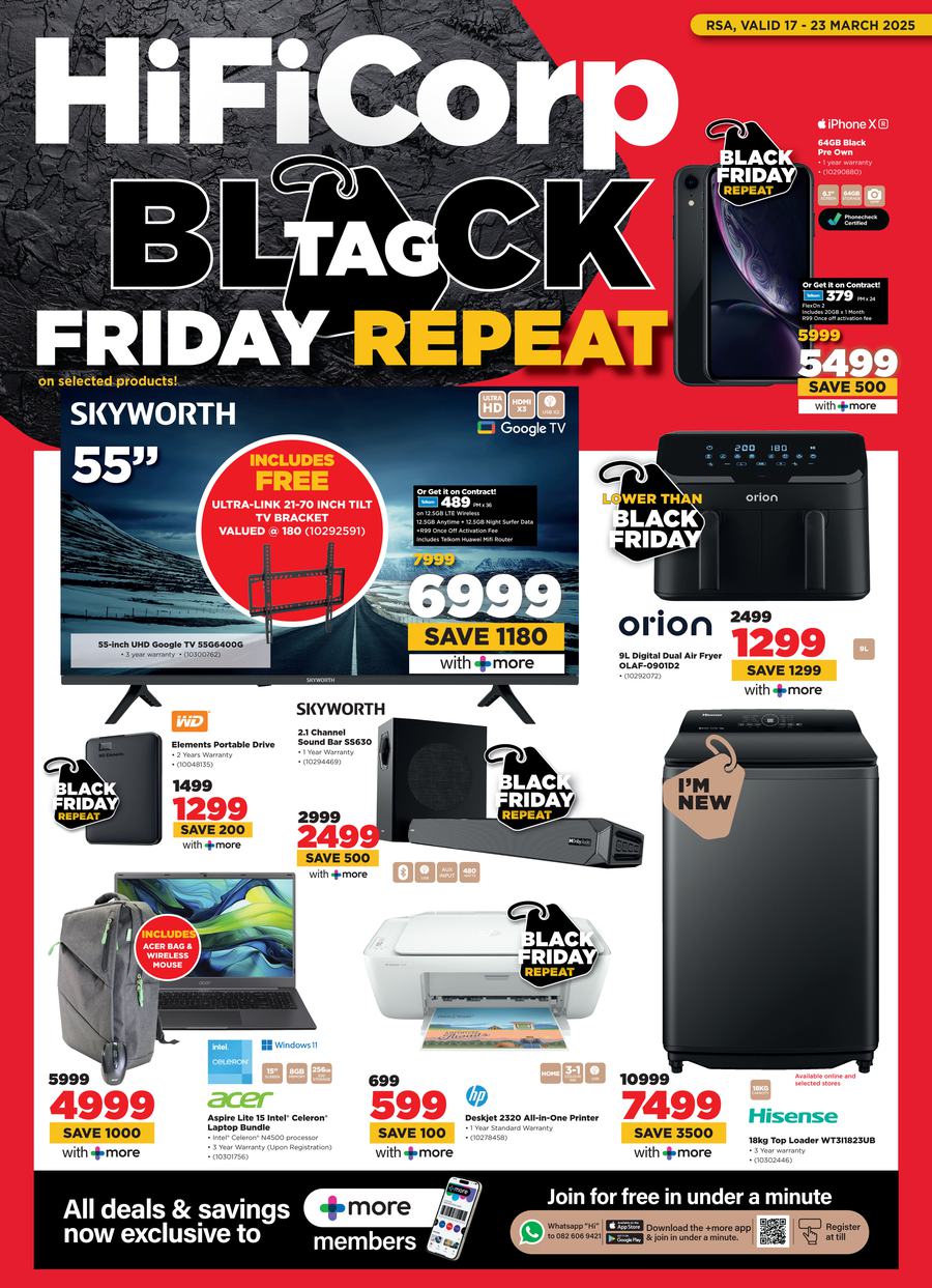 HiFi Corp : Black Tag Friday Repeat (17 March - 23 March 2025) - Page 1