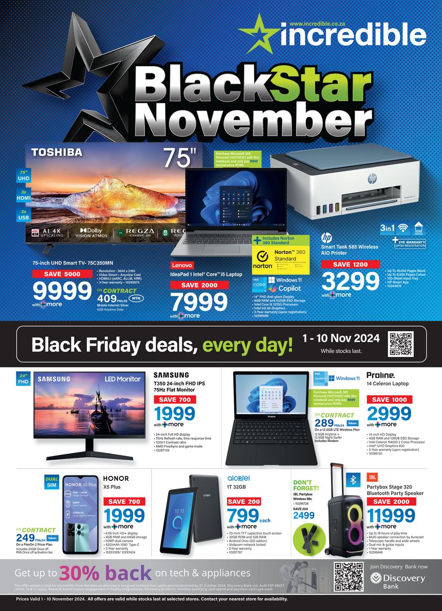 Incredible : Black Star November (01 November - 10 November 2024) - Page 1