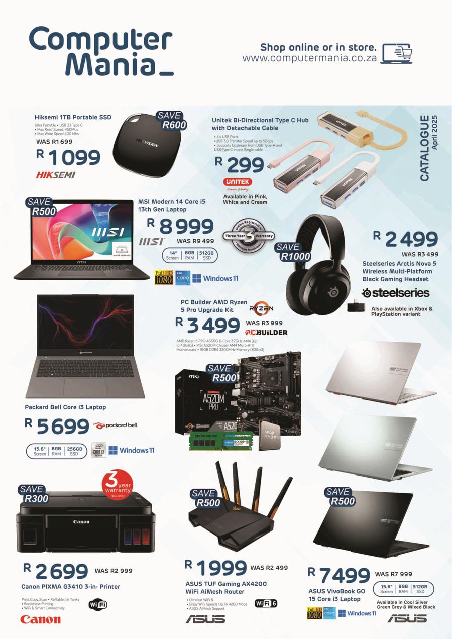 Computer Mania : The Hunt For Technology (01 April - 30 April 2025) - Page 1