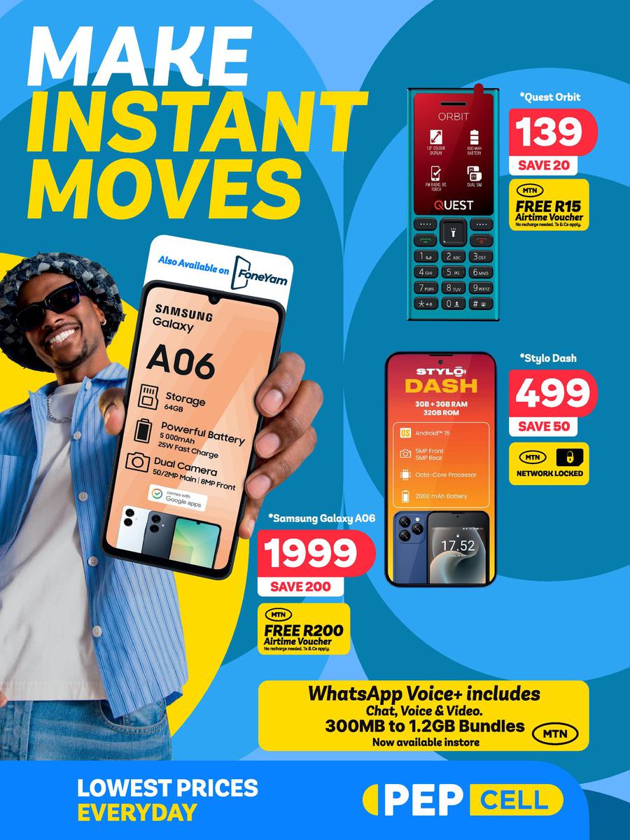PEP Cell : Make Instant Moves (24 July - 25 August 2026)