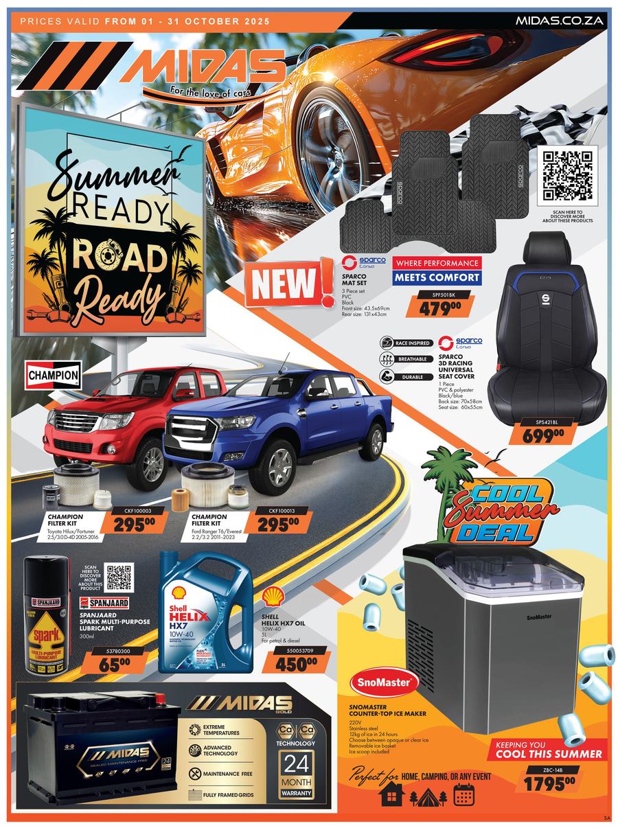 MIDAS : Summer Ready Road Ready (01 October - 31 October 2025) - Page 1
