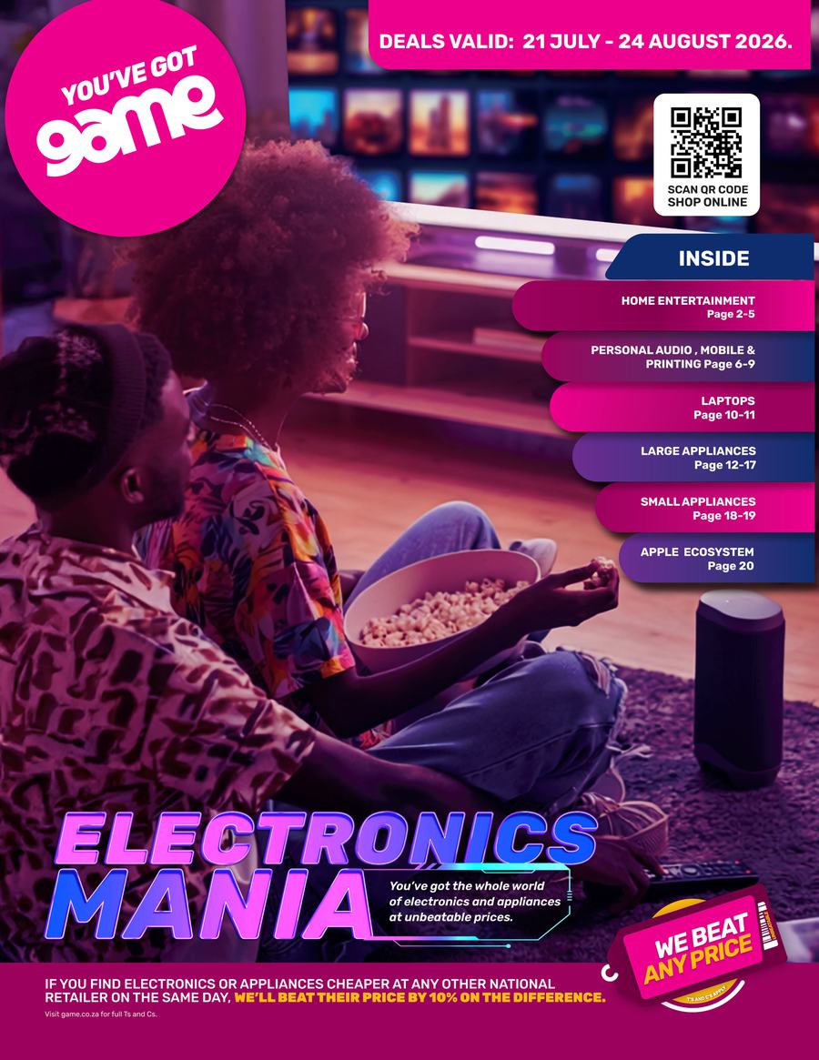 Game : Electronics Mania (21 July - 24 August 2026)