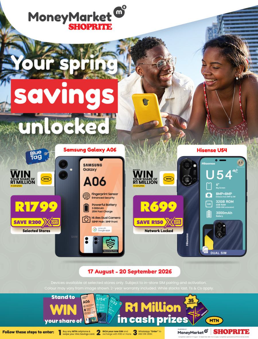 Shoprite : Money Market (17 August - 20 September 2026)