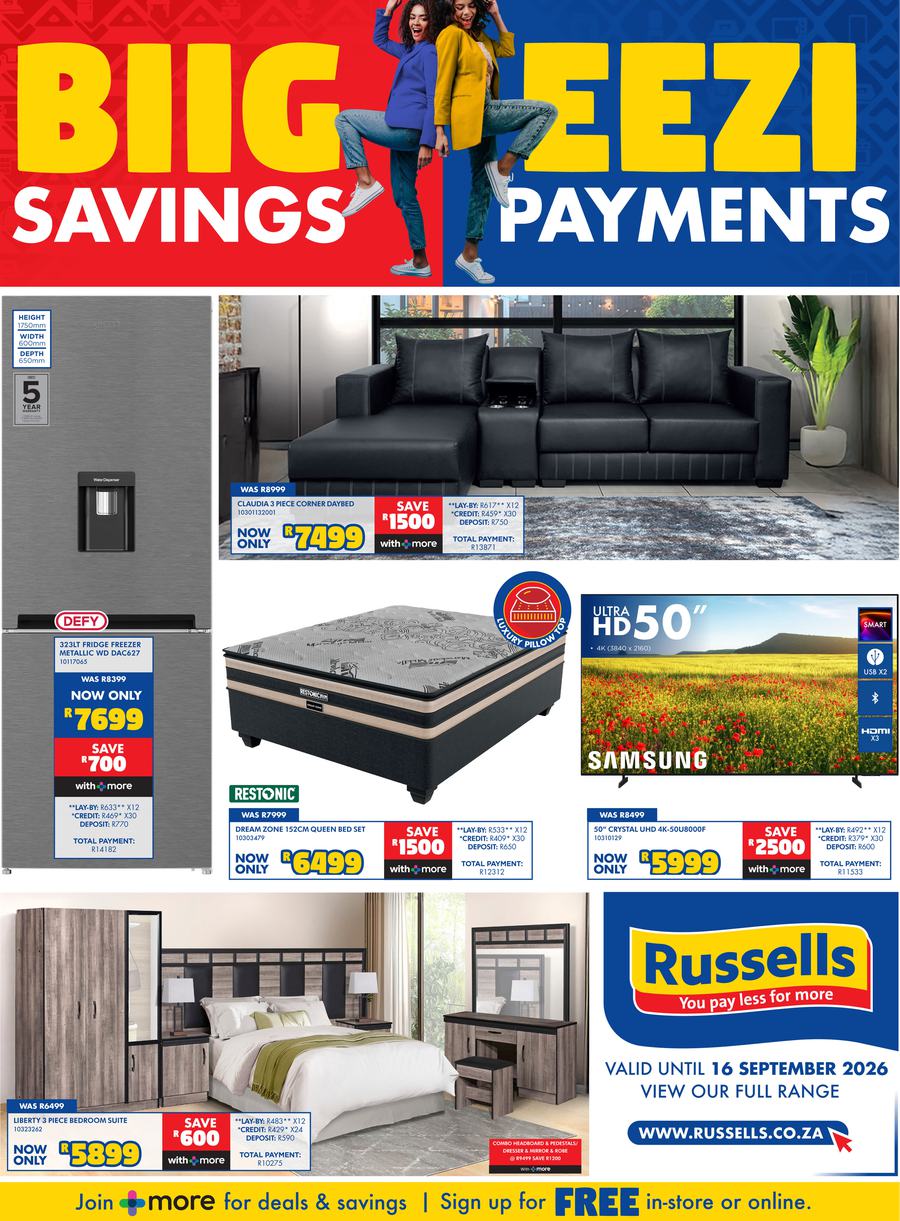 Russells : Big Savings (20 August - 16 September 2026)